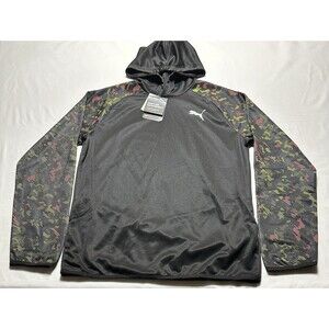 Puma Hoodie Sweatshirt Youth Boys Size XL Lightweight Camo Camouflage NWT New